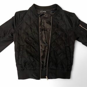 Black Bomber Jacket